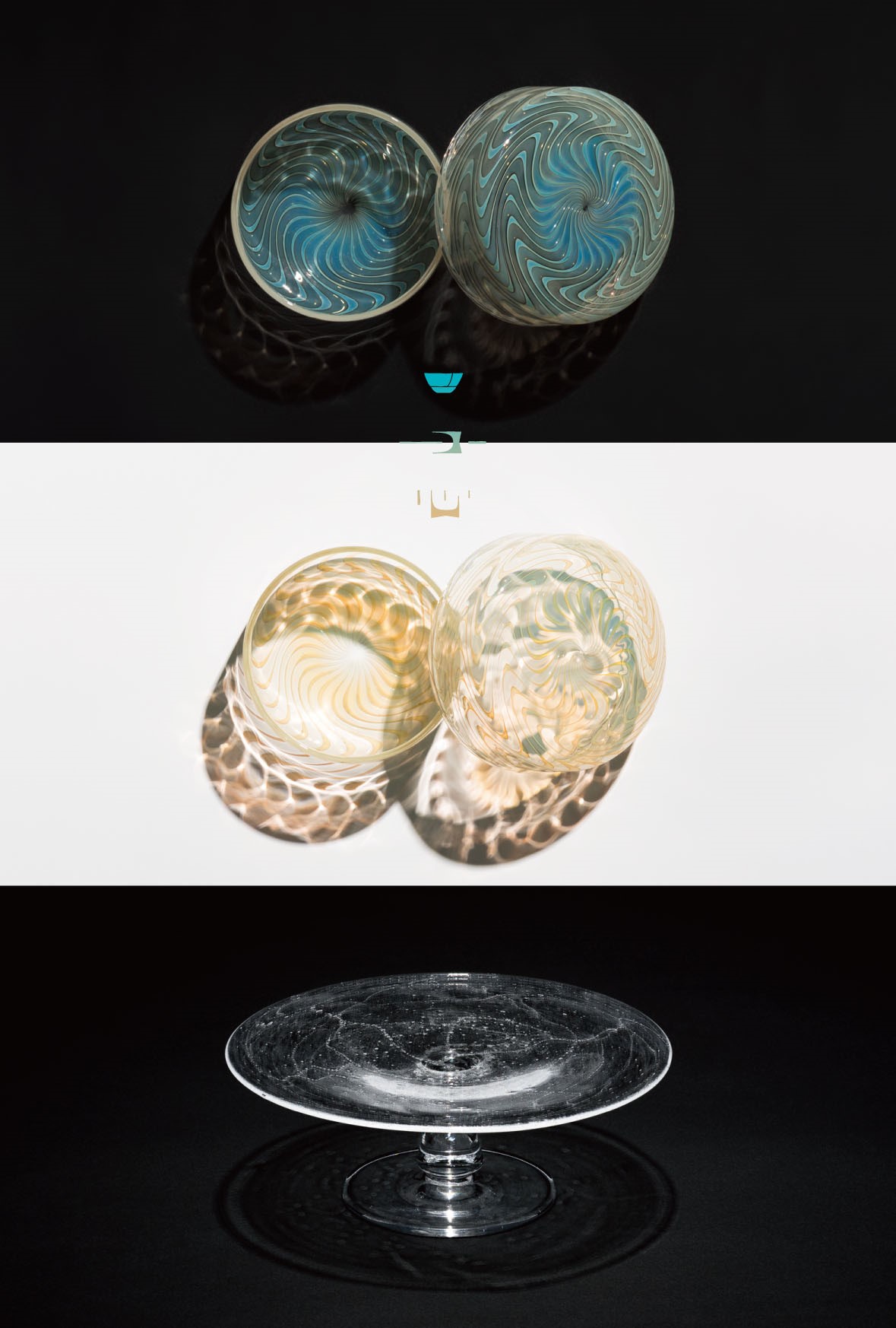 glass atelier えむに　蓋碗　Flow ペア　えむにガラス glass atelier えむに 蓋碗 Flow ペア えむにガラス - メルカリ